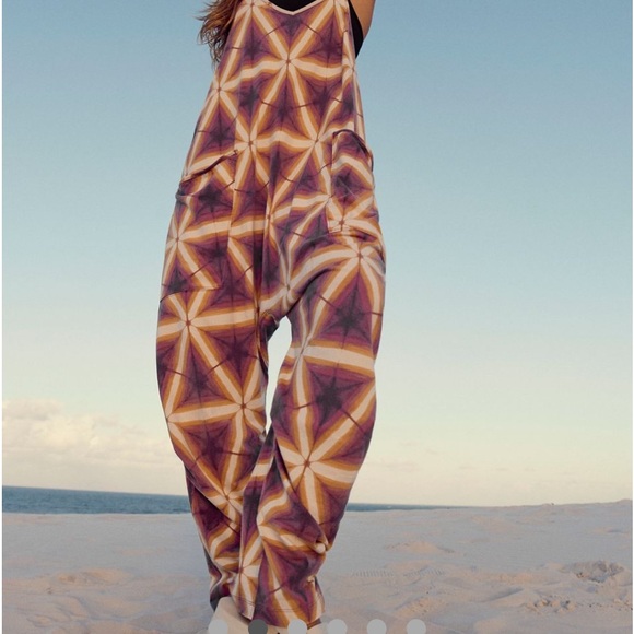 Free People Hot Shot Printed Onesie in Desert Haze Combo - Picture 2 of 6